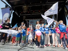 The March for Life in Rome, Italy, on May 22, 2021.